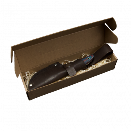 Windford Гефест сталь AUS 10, бордо/синий