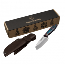 Windford Гефест сталь AUS 10, бордо/синий