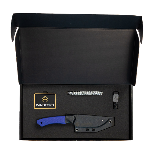 Туристический нож Windford Орион сталь N690 cryo, фиолетовый