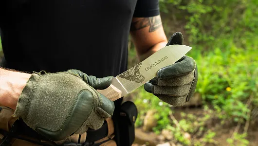 Нож для охоты цельная конструкция Windford Аякс