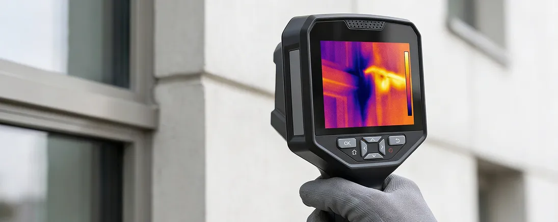 Рабочий экран тепловизора для промышленности Windford Strorri