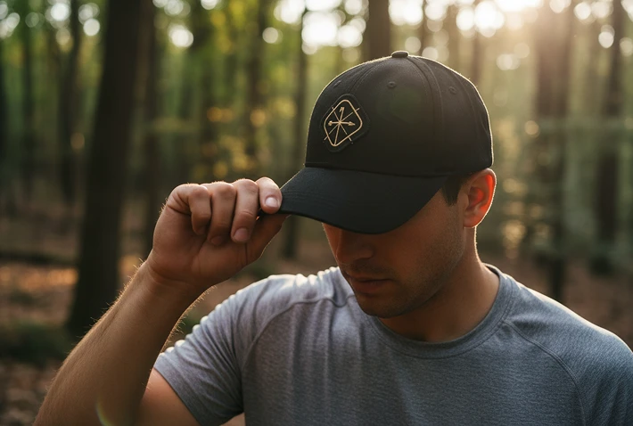 Бейсболка из ткани хлопковый твил (320 г/м²)