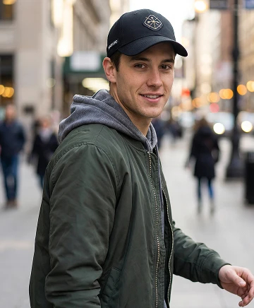 Бейсболка черная Windford Classic фотография в городе