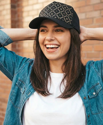 Бейсболка черная Windford Outdoor фотография с моделью