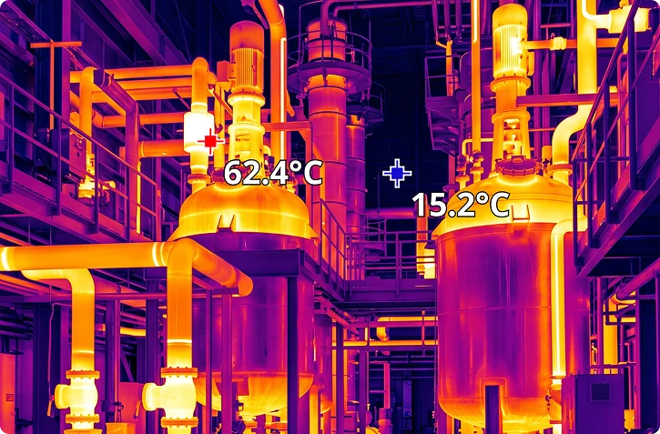 Тепловизионные изображения строительного тепловизора Windford Strorri 24